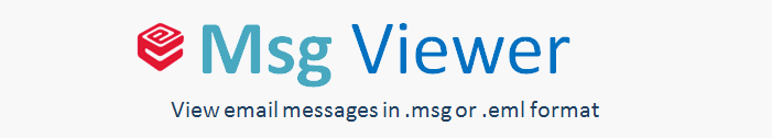 Msg File Viewer free download.